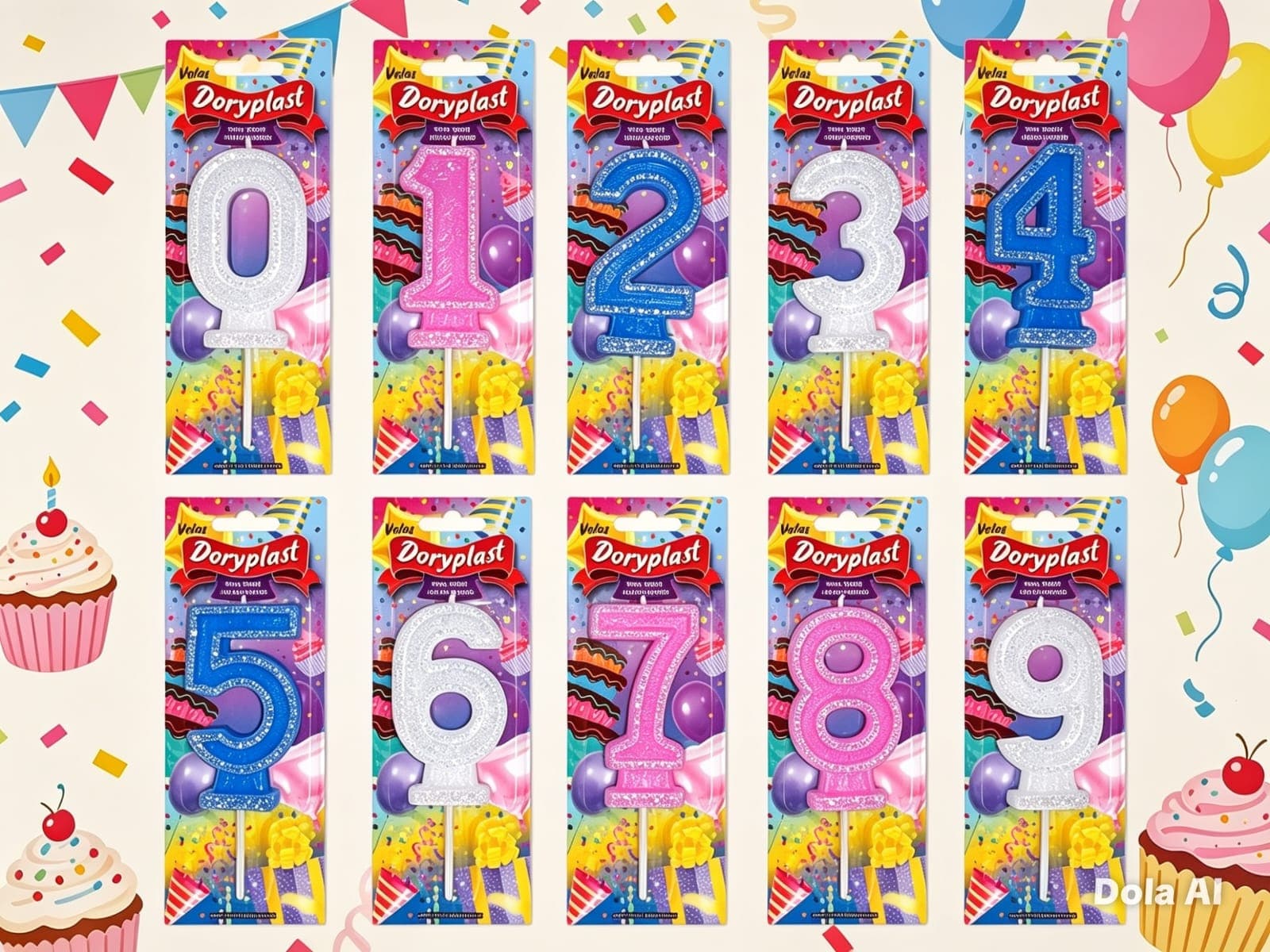 Velas Numerotes Pinche Burbuja